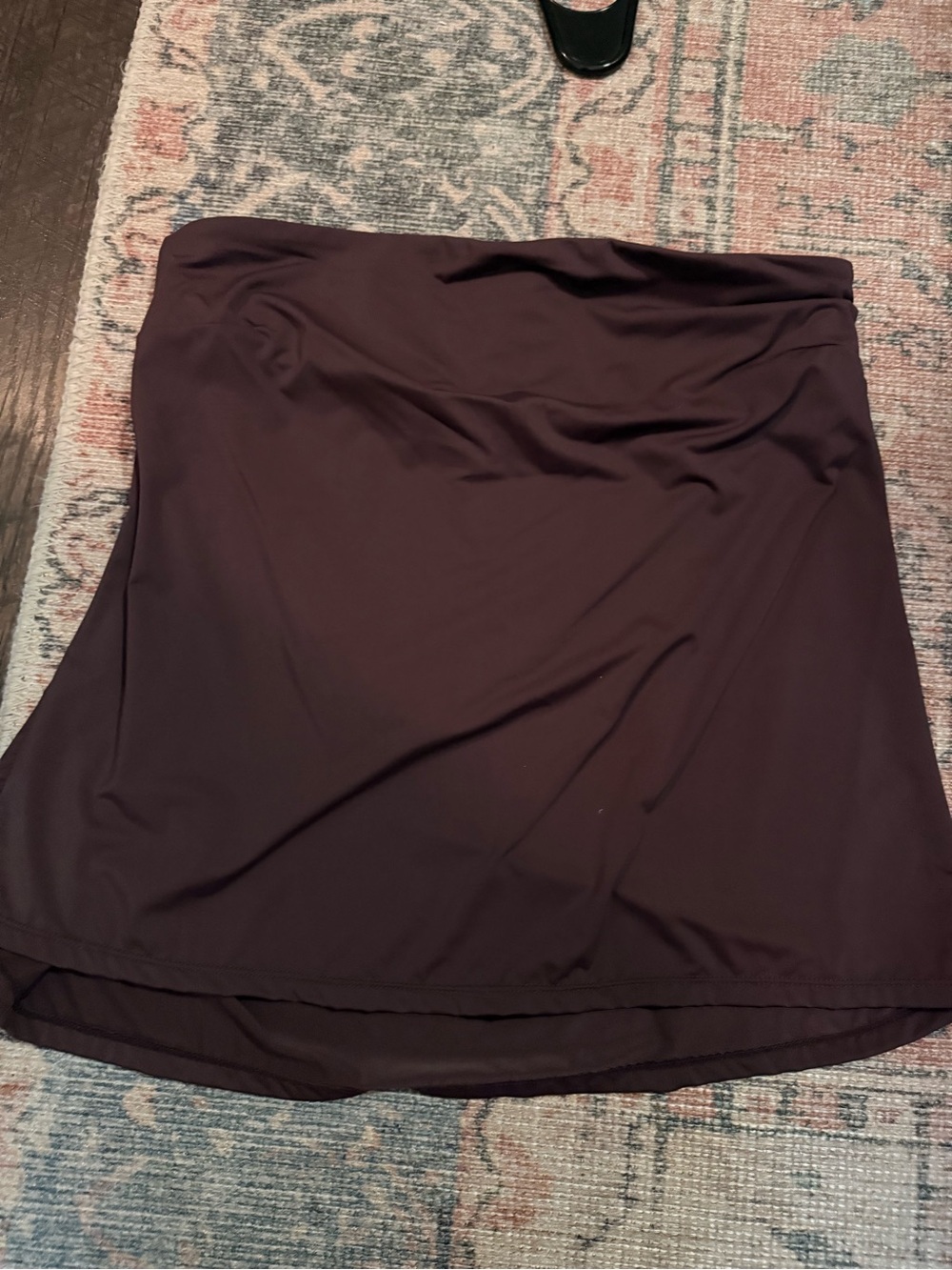 Free People Plum strapless top